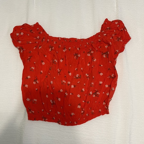 Red Crop Top - Picture 3 of 3